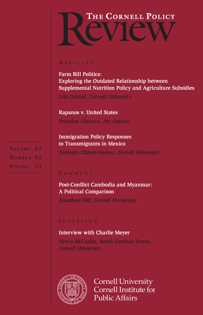 Online Launch: Spring 2013 Issue